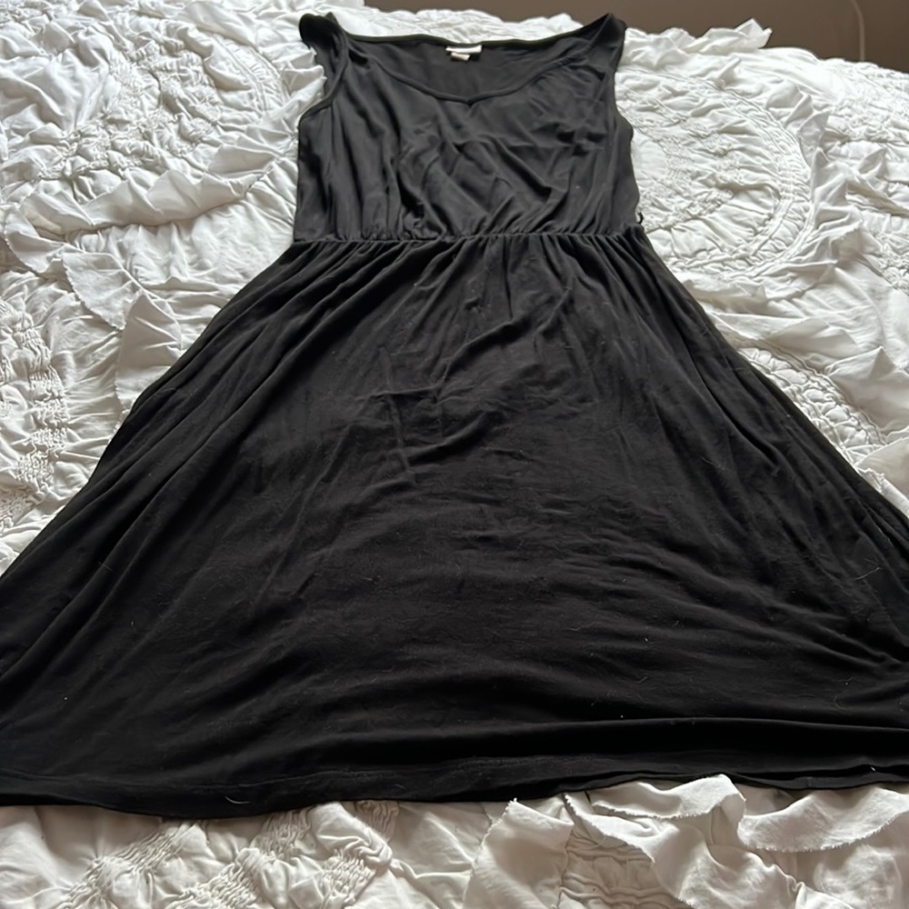 Black casual dress